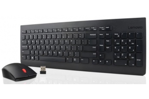 Lenovo 4X30M39496 toetsenbord Inclusief muis Universeel RF Draadloos Brits Engels Zwart