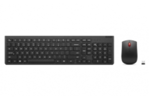 Lenovo 4X31N50717 toetsenbord Inclusief muis RF Draadloos Deens Zwart