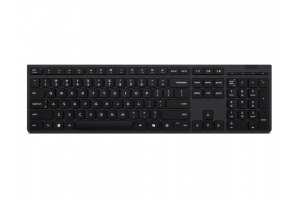 Lenovo 4Y41R64507 toetsenbord Thuis/Werk RF-draadloos + Bluetooth Belgisch, Engels Zwart