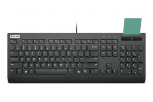 Lenovo Smartcard Wired Keyboard II toetsenbord Thuis/Werk USB Amerikaans Engels Zwart
