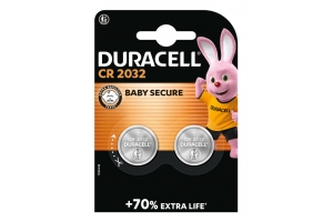 Duracell Specialty 2032 Lithium knoopcelbatterij, verpakking van 2
