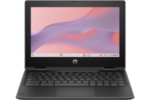 HP Chromebook Fortis x360 G5 Intel® N N100 29,5 cm (11.6") Touchscreen HD 8 GB LPDDR5x-SDRAM 64 GB eMMC Wi-Fi 6E (802.11ax) ChromeOS Zwart
