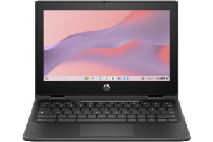 HP Fortis x360 G5 Intel® N N200 Chromebook 29,5 cm (11.6") Touchscreen HD 8 GB LPDDR5x-SDRAM 64 GB eMMC Wi-Fi 6E (802.11ax) ChromeOS Zwart