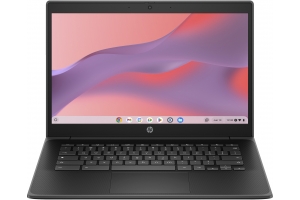 HP Fortis 14 G11 Intel® N N200 Chromebook 35,6 cm (14") Touchscreen Full HD 8 GB LPDDR5-SDRAM 64 GB eMMC Wi-Fi 6E (802.11ax) ChromeOS Zwart
