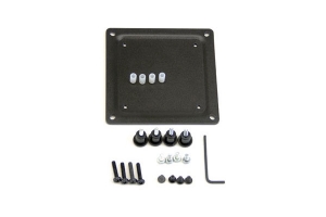 Ergotron 75 mm to 100 mm Conversion Plate Kit Zwart Staal