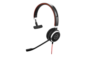 Jabra Evolve 40 Headset Bedraad Hoofdband Kantoor/callcenter Zwart