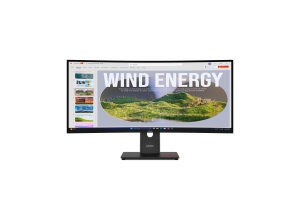 Lenovo ThinkVision T34WD-40 LED display 86,4 cm (34") 3440 x 1440 Pixels Wide Quad HD Zwart
