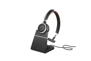 Jabra Evolve 65 SE Headset Bedraad en draadloos Hoofdband Oproepen/muziek Micro-USB Bluetooth Oplaadhouder Zwart