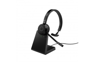 Jabra Evolve 65 TE Headset Bedraad en draadloos Hoofdband Kantoor/callcenter USB Type-A Bluetooth Oplaadhouder Zwart