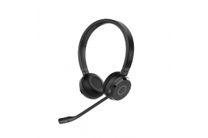 Jabra Evolve 65 TE Headset Bedraad en draadloos Hoofdband Kantoor/callcenter USB Type-A Bluetooth Zwart