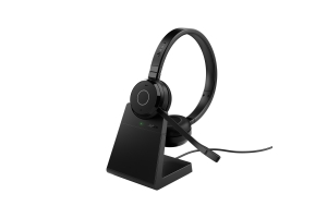 Jabra Evolve 65 TE Headset Bedraad en draadloos Hoofdband Kantoor/callcenter USB Type-A Bluetooth Oplaadhouder Zwart