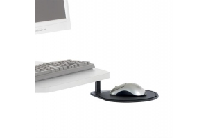 Ergotron 687BK accessoire voor multimediawagens Zwart Samengesteld, Staal Plank