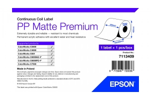 Epson 7113409 printeretiket Wit Zelfklevend printerlabel