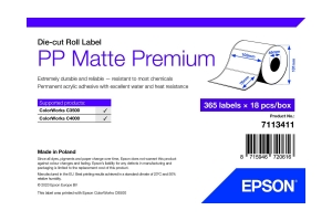 Epson 7113411 printeretiket Wit Zelfklevend printerlabel