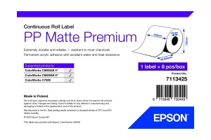 Epson 7113425 printeretiket Wit Zelfklevend printerlabel