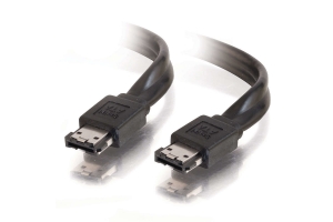 C2G 2m External Serial ATA Cable SATA-kabel eSATA Zwart