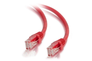 C2G 3 m Cat5e Booted Unshielded (UTP) netwerkpatchkabel - rood