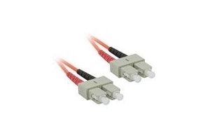 C2G 10m SC/SC LSZH Duplex 62.5/125 Multimode Fibre Patch Cable InfiniBand en Glasvezelkabel Oranje
