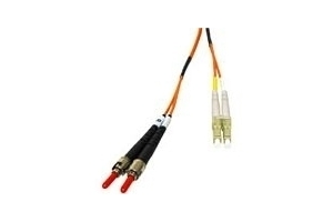 C2G 7m LC/ST LSZH Duplex 62.5/125 Multimode Fibre Patch Cable InfiniBand en Glasvezelkabel Oranje