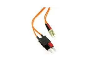 C2G 10m LC/SC LSZH Duplex 50/125 Multimode Fibre Patch Cable InfiniBand en Glasvezelkabel Oranje