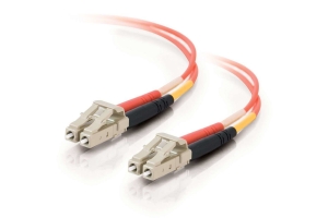 C2G 2m LC/LC LSZH Duplex 50/125 Multimode Fibre Patch Cable InfiniBand en Glasvezelkabel Oranje