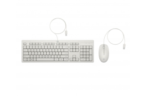 HP 225 Bedrade Muis en Toetsenbord Combinatie Wit