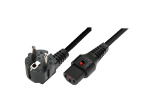 NEXT UPS Systems 88034 electriciteitssnoer Zwart 2 m C13 stekker