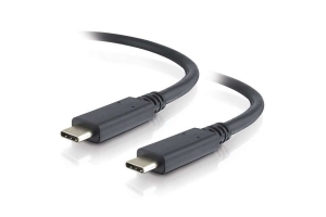 C2G 1m USB 3.1 (USB 3.1 Gen 2) USB-C mannelijk naar mannelijk kabel