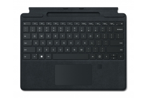 Microsoft Surface Pro Signature Keyboard with Fingerprint Reader Zwart Microsoft Cover port QWERTY Engels