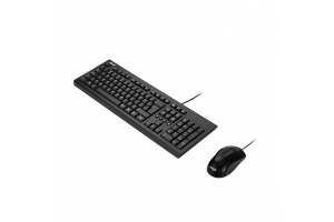 ASUS U2000 KEYBOARD+MOUSE/BK/UI toetsenbord Inclusief muis Universeel USB Zwart