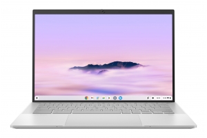 ASUS Chromebook Plus Enterprise CB54 CB5403CMA-QM0984-CBE Intel Core Ultra 5 115U 35,6 cm (14") WQXGA 16 GB LPDDR5x-SDRAM 128 GB SSD Wi-Fi 6E (802.11ax) ChromeOS voor ondernemingen US International Zilver
