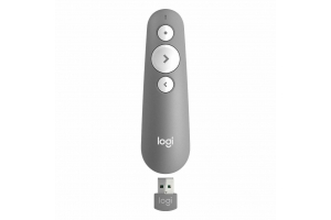 Logitech R500 Draadloze presenter Bluetooth/RF Grijs