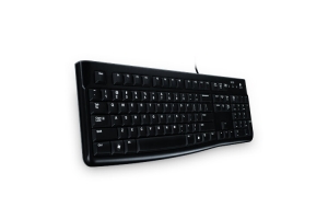 Logitech K120 Corded Keyboard toetsenbord USB Grieks Zwart