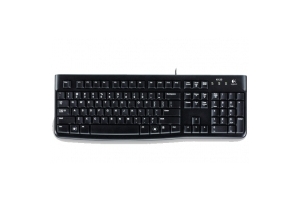 Logitech K120 Corded Keyboard toetsenbord USB QWERTZ Hongaars Zwart