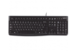 Logitech K120 Corded Keyboard toetsenbord USB QWERTY Brits Engels Zwart