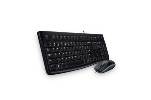 Logitech Desktop MK120 toetsenbord Inclusief muis USB Russisch Zwart
