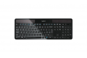 Logitech Wireless Solar Keyboard K750 toetsenbord RF Draadloos QWERTZ Duits Zwart