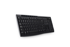 Logitech Wireless Keyboard K270 toetsenbord RF Draadloos QWERTZ Tsjechisch Zwart