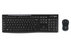 Logitech Wireless Combo MK270 toetsenbord Inclusief muis RF Draadloos Slovaaks Zwart