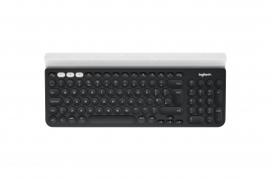 Logitech K780 Multi-Device Wireless Keyboard toetsenbord RF-draadloos + Bluetooth QWERTY Italiaans Grijs, Wit