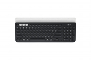 Logitech K780 Multi-Device Wireless Keyboard toetsenbord RF-draadloos + Bluetooth QWERTY US International Grijs, Wit