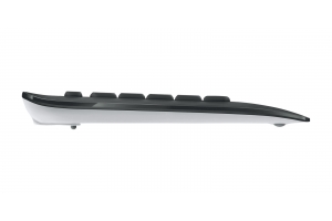 Logitech 920-008676 toetsenbord Inclusief muis Universeel RF Draadloos AZERTY Frans Zwart