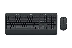 Logitech MK545 ADVANCED Wireless Keyboard and Mouse Combo toetsenbord Inclusief muis RF Draadloos Frans Zwart