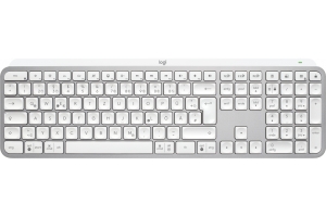 Logitech MX Keys S toetsenbord RF-draadloos + Bluetooth QWERTZ Duits Aluminium, Wit