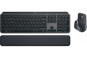 Logitech MX Keys S Combo toetsenbord Inclusief muis RF-draadloos + Bluetooth QWERTZ Zwitsers Grafiet
