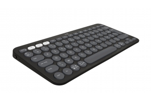 Logitech Pebble Keys 2 K380s toetsenbord RF-draadloos + Bluetooth QWERTY US International Grafiet