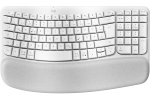 Logitech Wave Keys toetsenbord RF-draadloos + Bluetooth QWERTZ Duits Wit