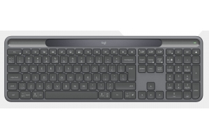 Logitech Signature Slim Solar+ K980 for Business toetsenbord Universeel RF-draadloos + Bluetooth QWERTY US International Grafiet