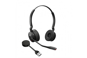 Jabra Engage 55 Headset Draadloos Hoofdband Kantoor/callcenter Zwart, Titanium