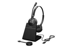 Jabra Engage 55 SE Headset Draadloos Hoofdband Kantoor/callcenter Zwart